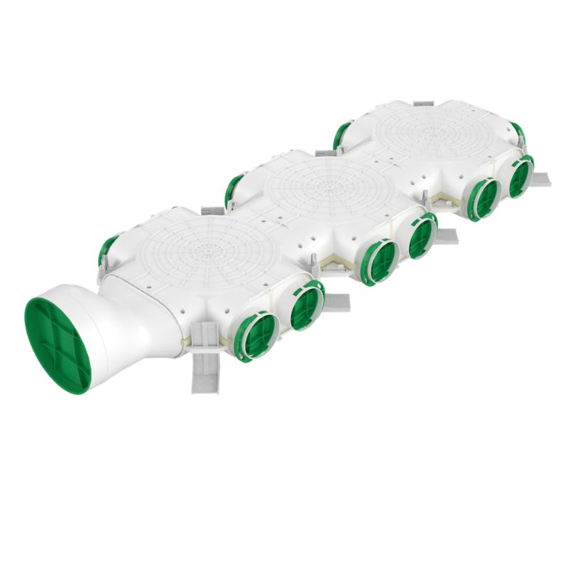 Distribuitor ventilatie cu conectare laterala Awenta VCB (1)
